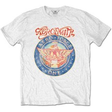 Men's Aerosmith Aero Force Slim Fit T-shirt Medium White