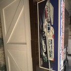 Hess 1997 Toy Truck & Racers Set w/ Box White/Green/Red Gas & Oil Original — photo 2