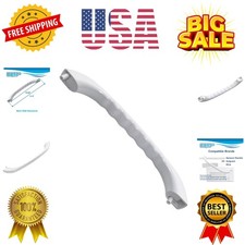 WB15X335 White Microwave Door Handle Replacement for General Electric GE / Ha...