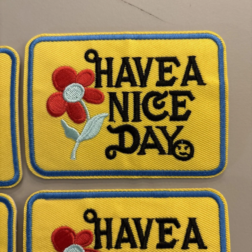 Have A Nice Day! (4pc Lot) Iron on patch - Image 3 of 4