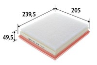 Valeo 585474 Luftfilter FüR CitroËN DS Opel Peugeot Toyota