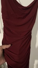 PRETTYLITTLETHING Women's Party Bodycon Dress Red/Burgundy, UK 8