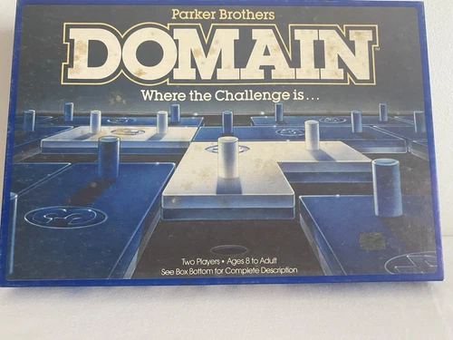 Vintage Parker Brothers 1983 Domain Strategy Tile Board Game 100% Fully Complete
