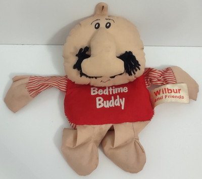 Wilbur and Friends Bedtime Buddy 9 in Bean Bag Toy Stuffie Vintage Russ Berrie