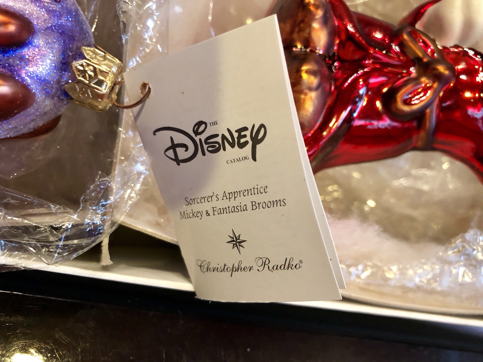 Radko Disney "SORCERER'S APPRENTICE MICKEY & FANTASIA BROOMS" Limited