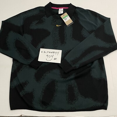 Mens Size XL Nike Culture of Football Knit Long Sleeve Collar Sweater FD7284