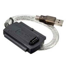 New IDE SATA to USB 2.0 Adapter Converter Cable For 2.5 3.5 Inch Hard Drive HD
