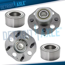 Front Wheel Bearings Rear Hubs Assembly Replacement for 1998 - 2002 Honda Accord