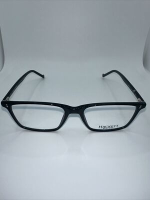 hackett bespoke Heb234 01 53/17 145 Women Eyeglass Black Frames 68A