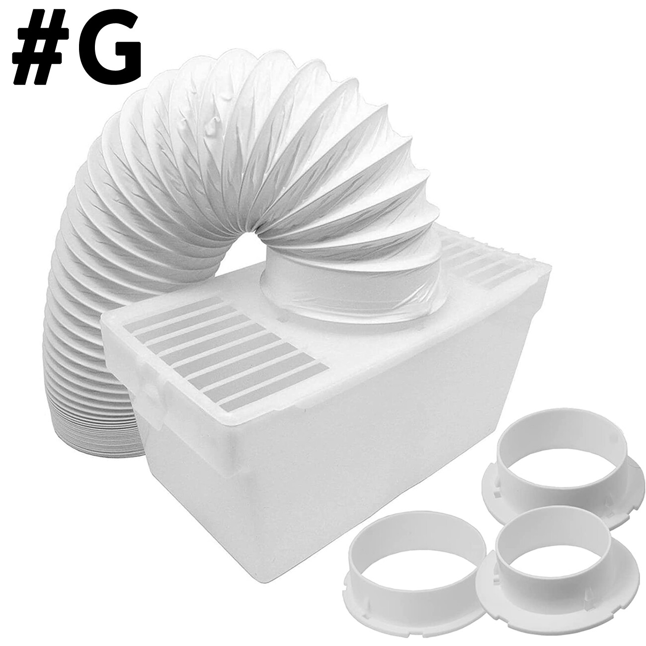 Tumble Dryer Hose Vent Kit Clip Condenser Box Extension Connector