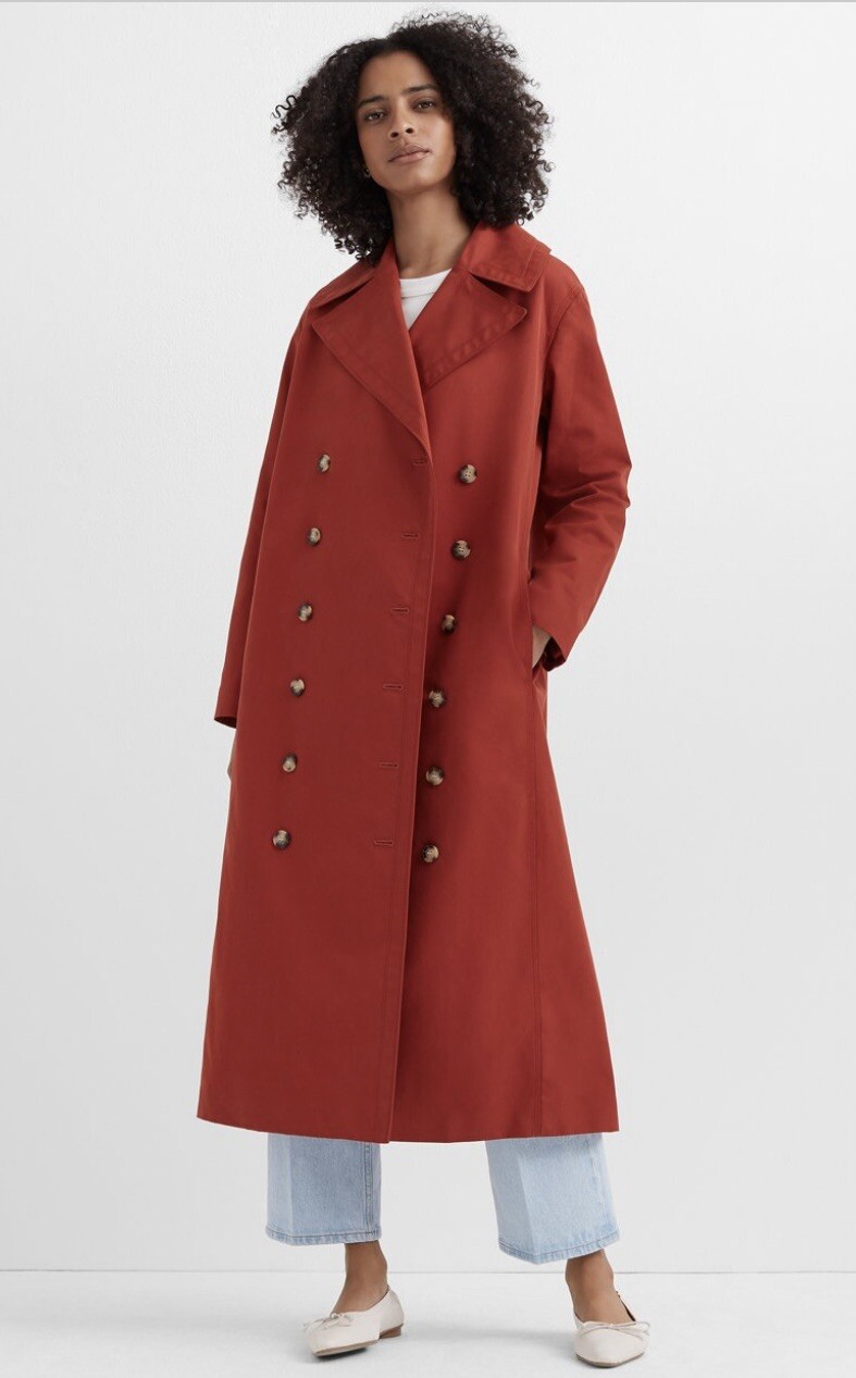 Club Monaco Women's Ohdette Trench Coat 