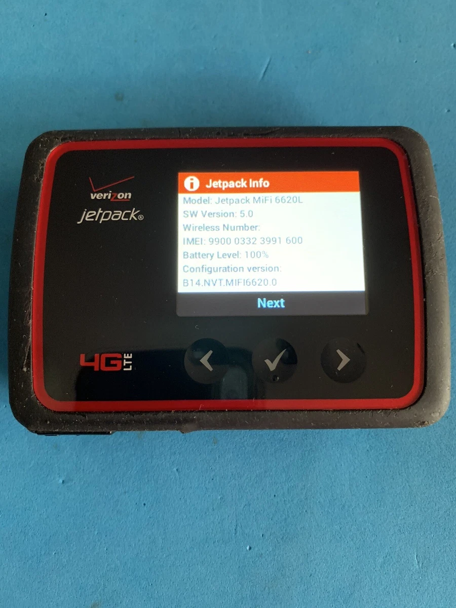 Verizon MiFi 6620L Jetpack | 4G LTE | Mobile Hotspot Factory Reset WITH  CHARGER