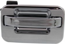 New Exterior Door Handle for 2004-2022 Ford F-150 Rear, Right Plastic Chrome