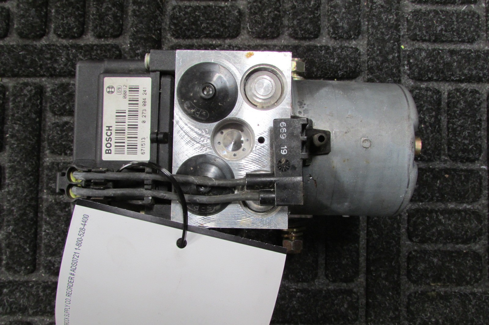 Ferrari 355, Anti Lock Brake Pump, ABS Control Unit, Bosch System, P/N 170638