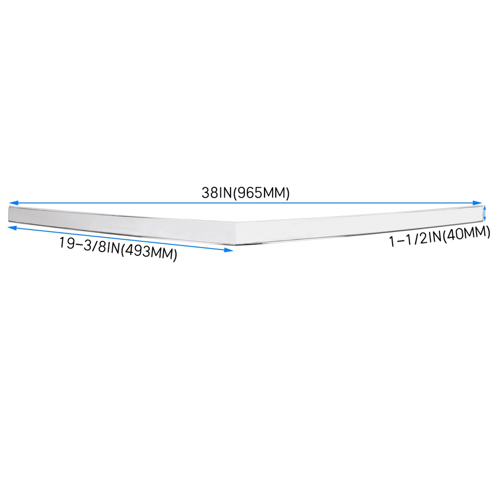 Hood Molding Trim Moulding Chrome For Cadillac SRX 2010-2016 Replace 22774203 Foto 3 de 4