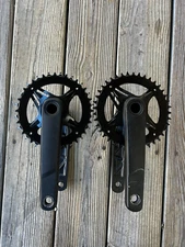Samox Crankset 40T Riveted, 24mm Spindle, Black, (Take-Off)