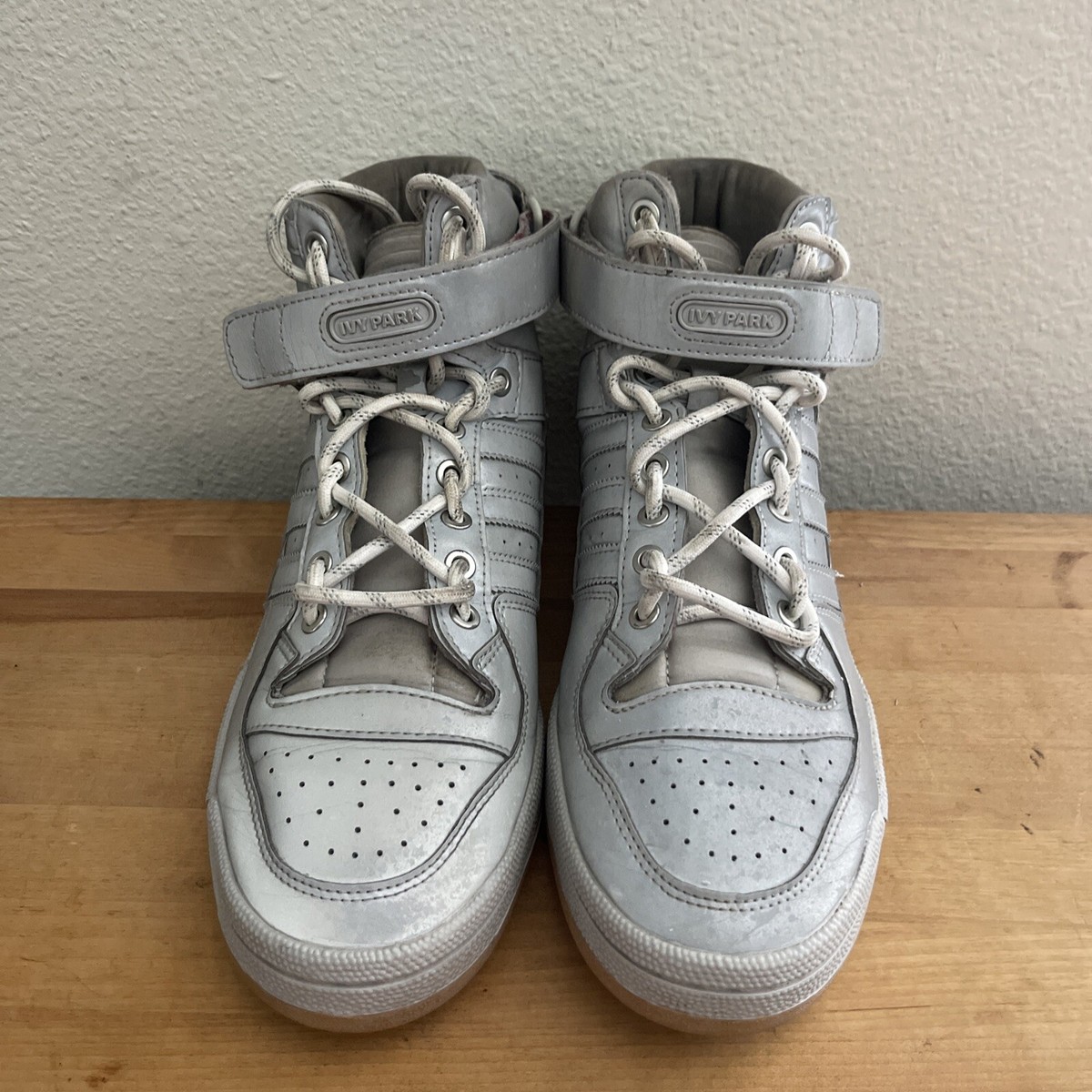 Ivyさん専用..5 Adidas Ivy Park X Forum Mid Unisex GW2858 Silver HiTop