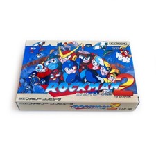 ROCKMAN 2 Mega man - Empty box replacement spare case with tray Capcom Famicom