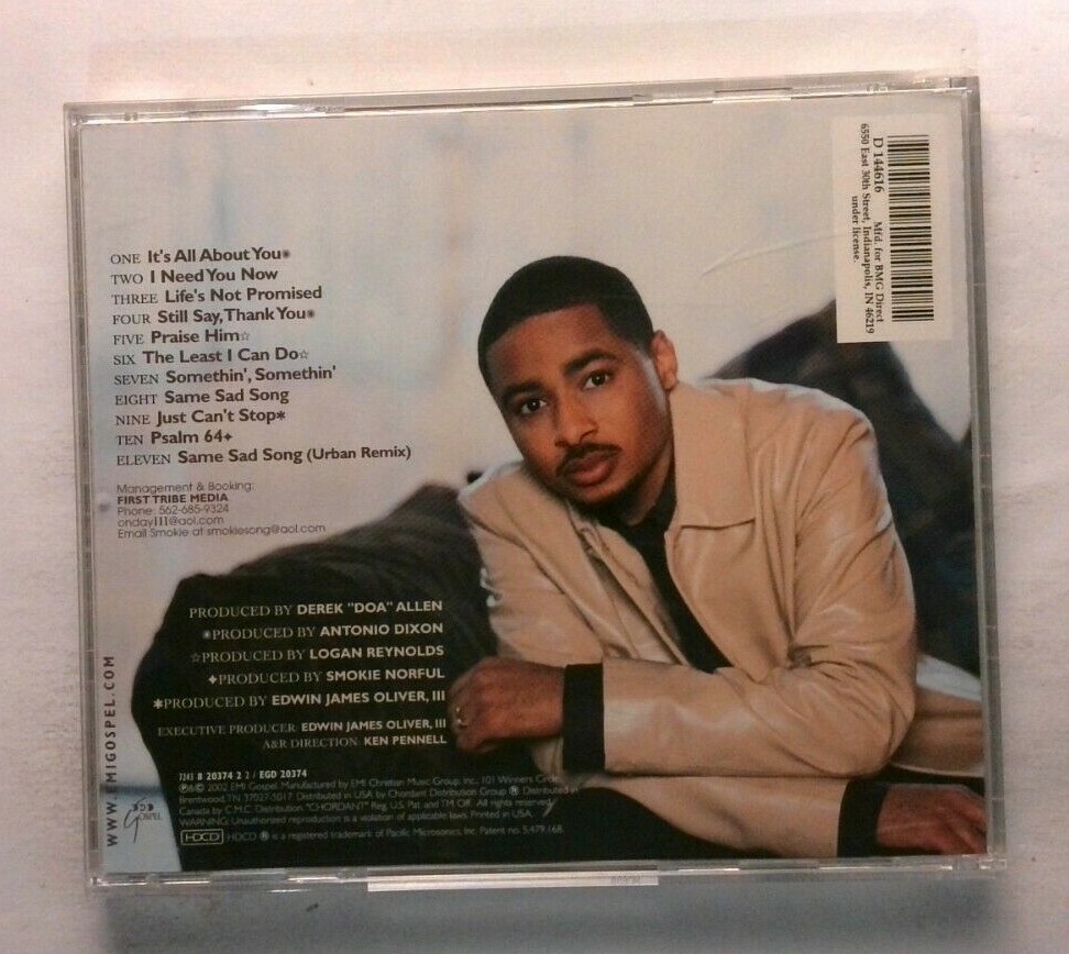 Smokie norful, I Need You Now [USED CD] 724382037422| eBay
