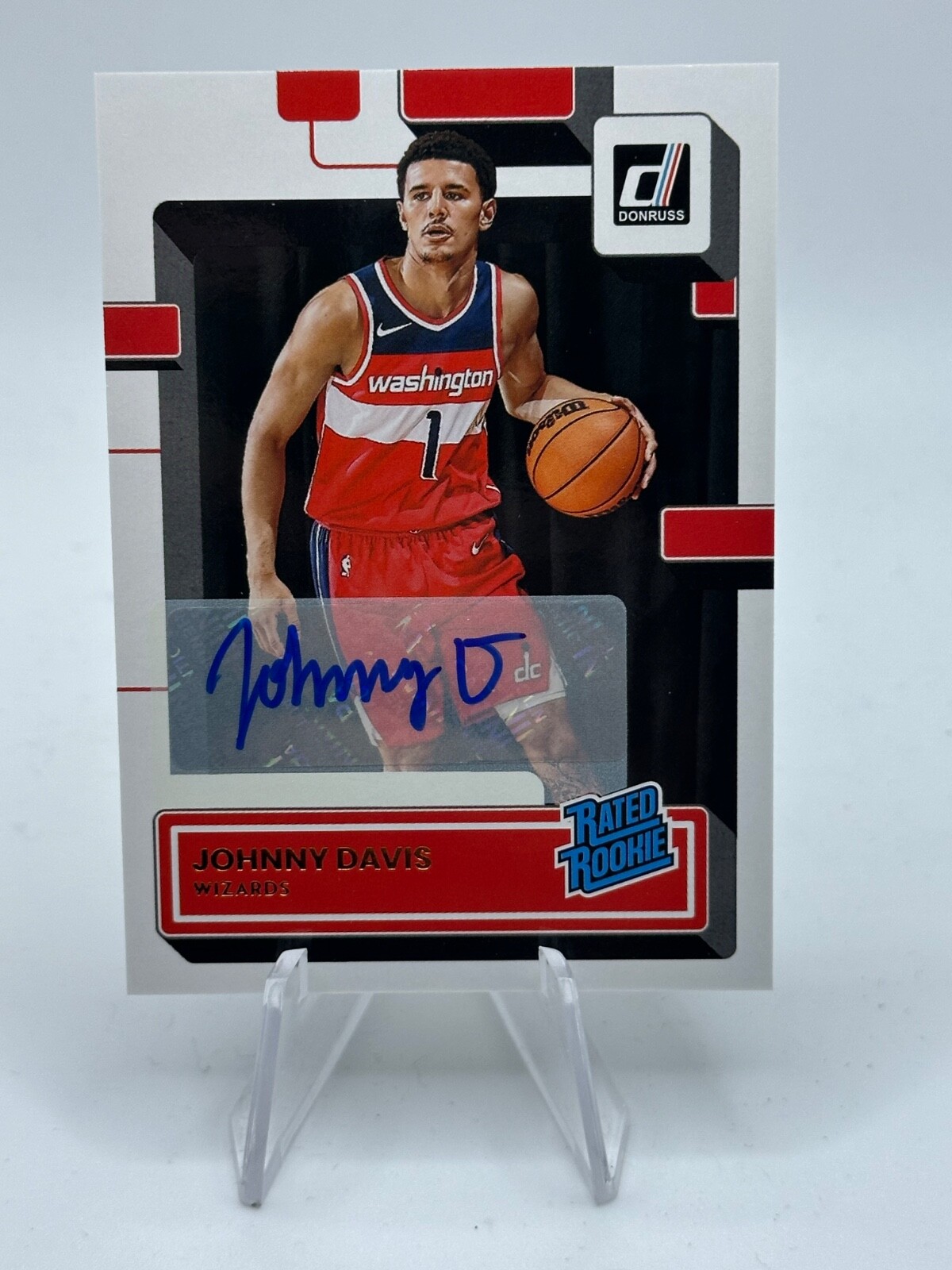 2022-23 Panini Donruss - Rated Rookie Auto #210 Johnny Davis (RC) (NM)