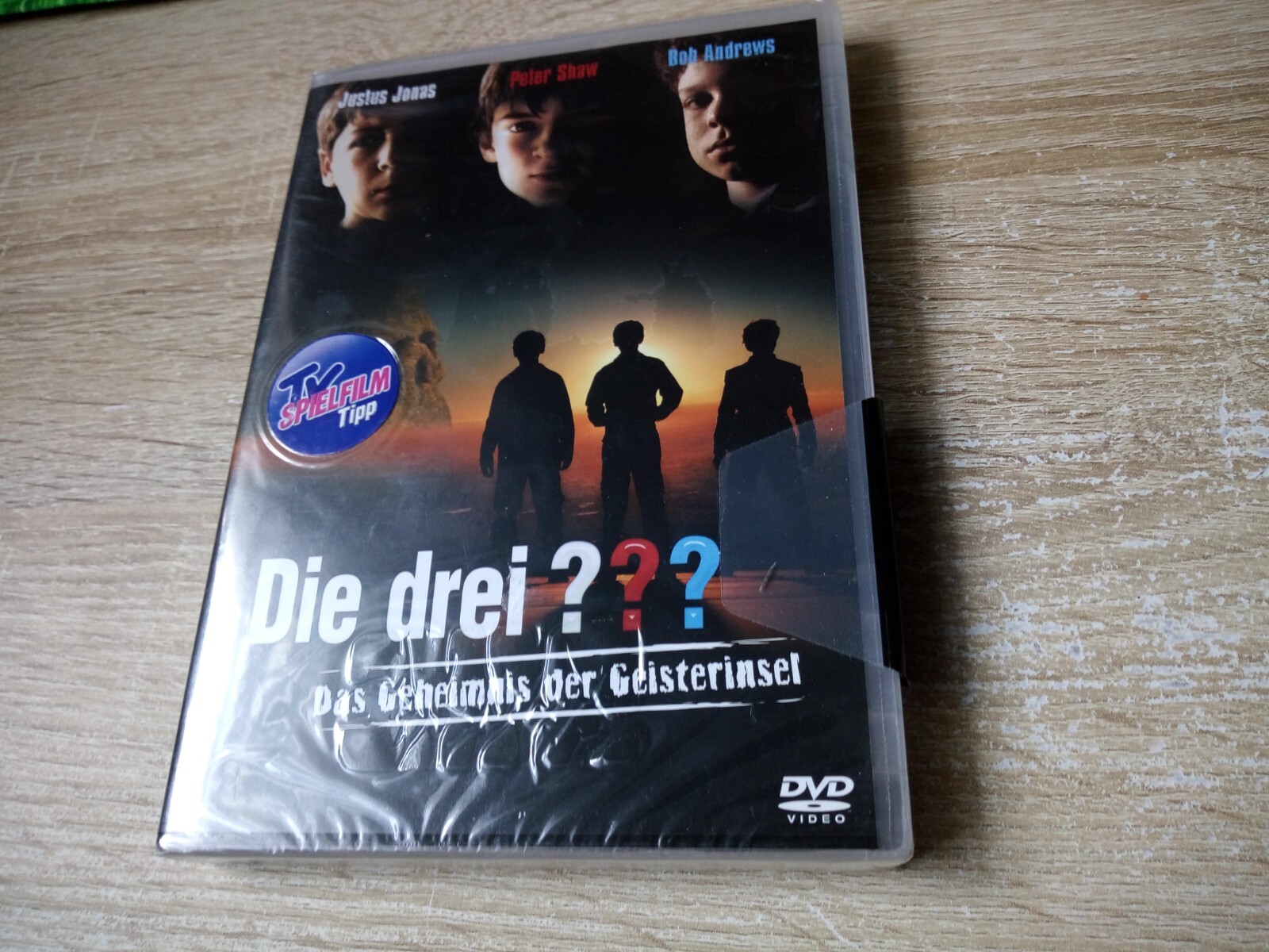Die Drei Fragezeichen Das Geheimnis Der Geisterinsel Buch Die drei ??? Fragezeichen DVD Das Geheimnis der Geisterinsel -- NEU OVP