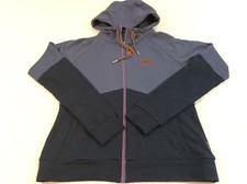 Jack Wolfskin Womens Small Full Zip Slate Blue Hoodie Jacket Coat