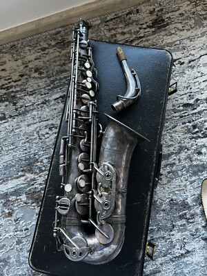 vintage Silver Plate Selmer Paris Balanced Action alto Saxophone