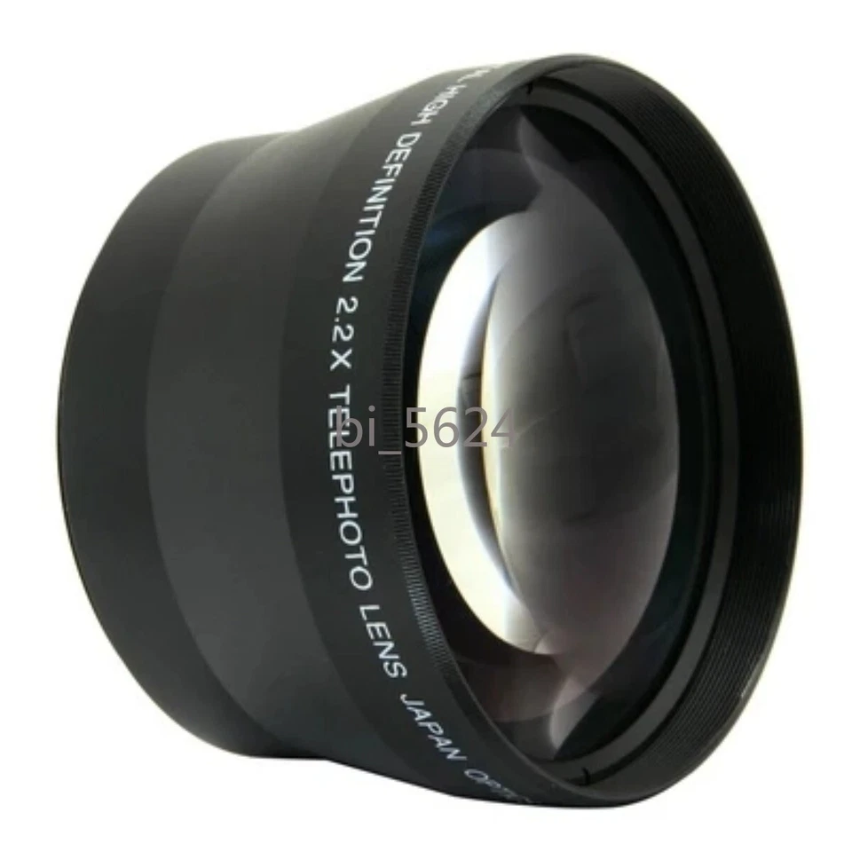 Teleobjetivo teleconvertidor de aumento para Canon NIKON Sony 72MM rosca 2,2X Foto 4 de 4