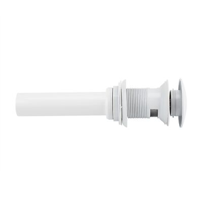 Kitchen Bathroom Basin Sink White Coating Brass Pop Up Drain Stopper With US