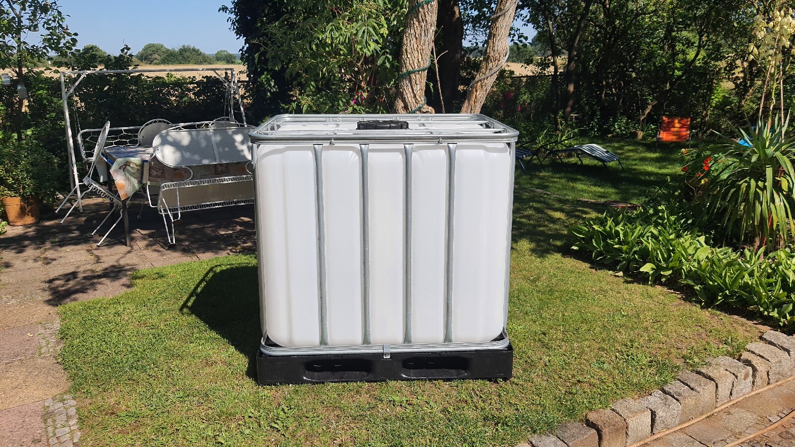 IBC Behälter Regenfaß Regentonne 1000 Liter eBay