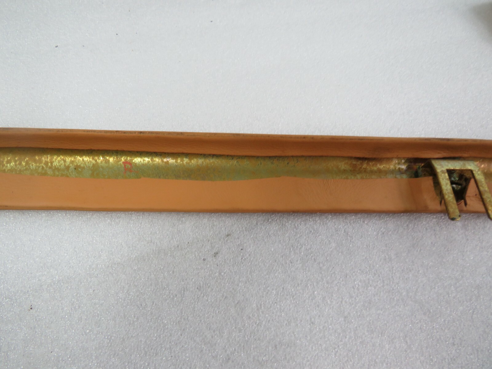 Ferrari 348, RH, Right Seat Belt Track Cover, Tan, Used, P/N 62895300