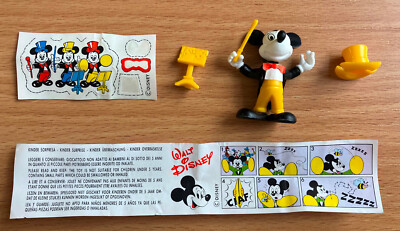 Kinder Surprise Disney Figur - Mickey Dirigent Y - Mickey & Company Band 1990