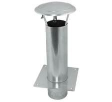 Regenhaube Schornsteinverlängerung Kaminhaube Schornsteinaufsatz Chrom-Nickel