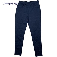 Abercrombie and Fitch Women's Womens Sz Medium Black Textured Leggings Embossed