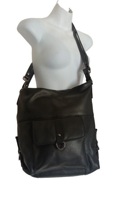 Vera Pelle Borse in Pelle Convertible Leather Bag Made in Italy Italian Leather  main image 3