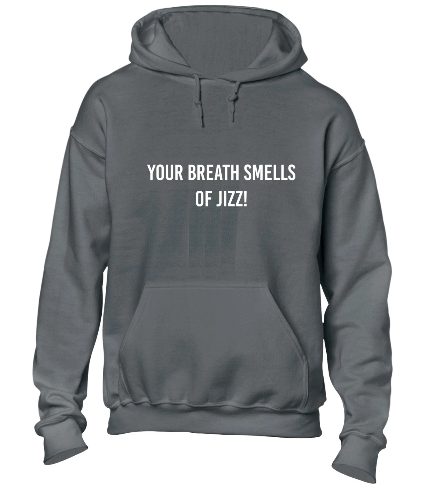 RHUDE FELPA CON CAPPUCCIO YOUR BREATH OLMS OF JIZZ HOODY DIVERTENTE SCHERZO RUDE REGALO IDEA REGALO TOP