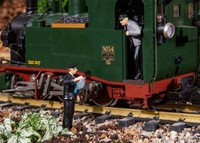 Pola 331505 Dampflokpersonal 1:22,5 / Neu Ovp FüR Gartenbahn Spur G