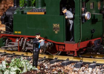 POLA 331505 Dampflokpersonal    1:22,5 / Neu Ovp für Gartenbahn Spur G