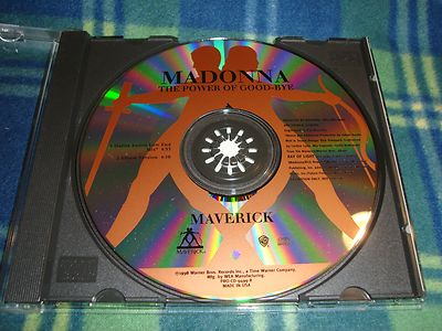 Madonna The Power of Good-bye promo cd
