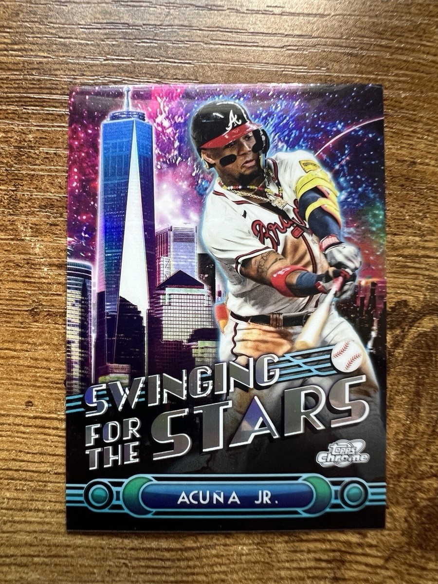 ゲームセンター・ゲームカード RONALD ACUNA JR 2024 Topps Chrome Ronald Acuna Jr Swinging For The Stars SSP