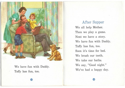 1958 NATIONAL DAIRY COUNCIL Milk A HAPPY DAY Childrens Book MIRIAM STORY HURFORD - Picture 4 of 5