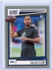 2022 Score Kaleb Eleby Rookie RC Grey Scorecard Parallel - Seattle Seahawks