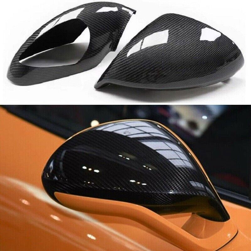 Carbon Fiber Car Side Mirror Cover Cap For Porsche 991 Sport 991.2 GT2 GT3 GTS