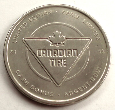CANADIAN TIRE 2010 1 DOLLAR Limited Edition Token 30mm 9g