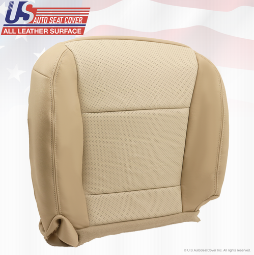 2003 2004 2005 Ford Explorer Driver & Passenger Bottom Leather Seat Cover in Tan