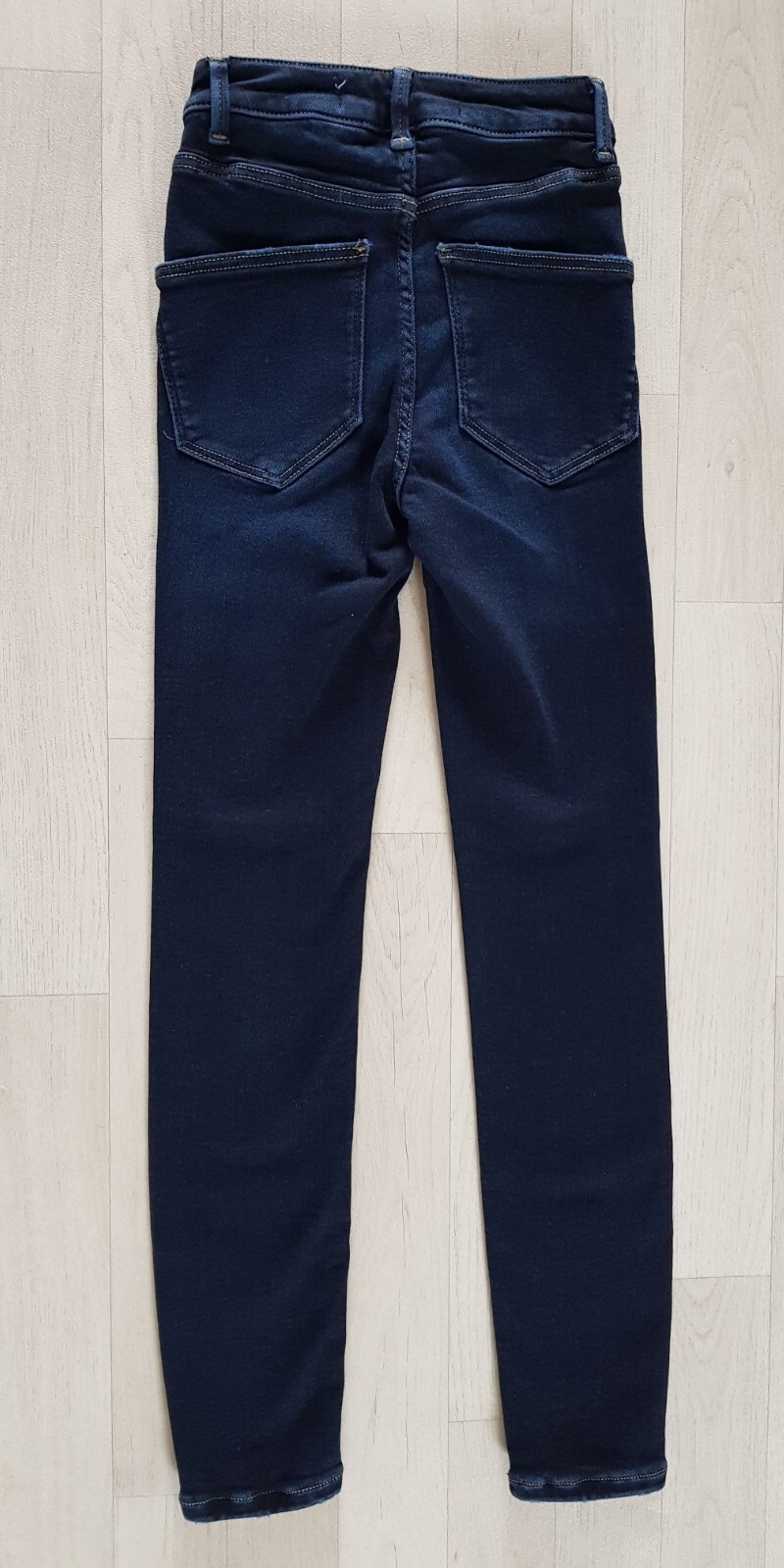 NEXT JEANS size XS petite SKINNY HIGH RISE indigo CONTOUR FLEX dark