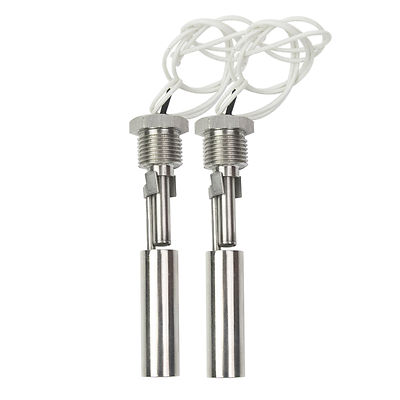 2PCS Stainless Steel Tank Pool Liquid Water Level Sensor Horizontal Float Switch