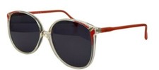 Vintage Season Inspiration Caesar Translucent Sunglasses Germany W/ NEW LENSES
