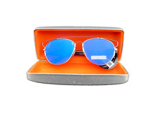 OCCHIALI DA SOLE UNISEX SHUTTER TIPO AVIATORE LENTI A SPECCHIO MONTATURA VINTAGE