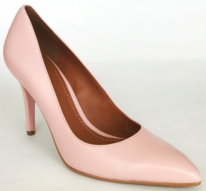 blush pump heels